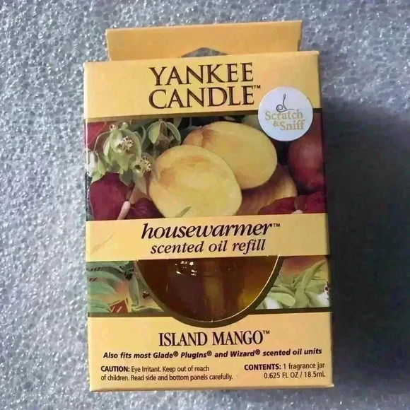 Yankee Candle Island Mango Housewarmer Scented Oil Air Freshener Refill - Picture 1 of 2